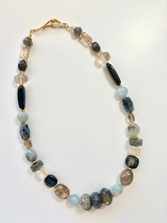 Blue Hour | Mixed Gemstone Necklace