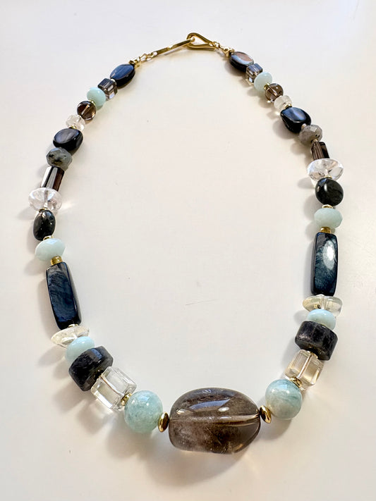 Blue Hour | Mixed Gemstone Necklace