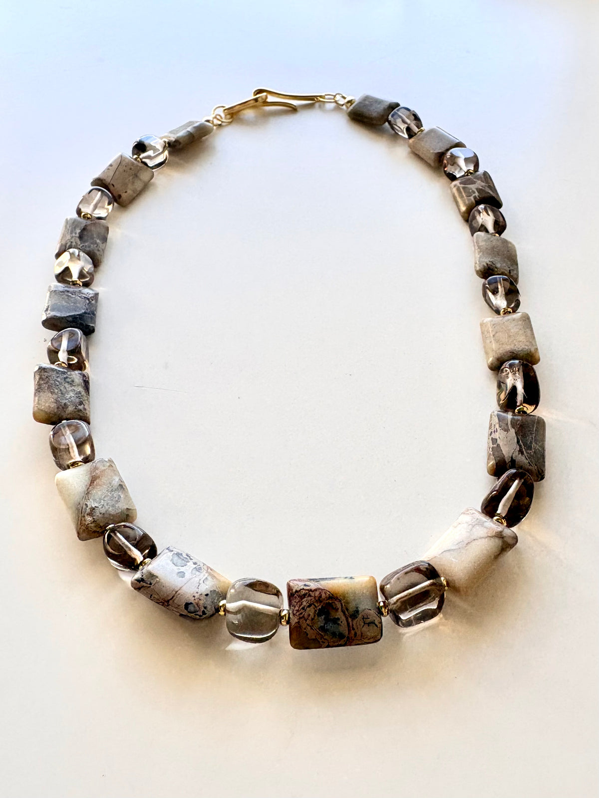 Shoreline | Jasper & Smoky Quartz Necklace