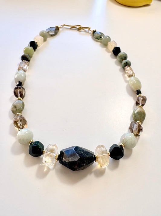 Tidal Stone | Mixed Gemstone Necklace