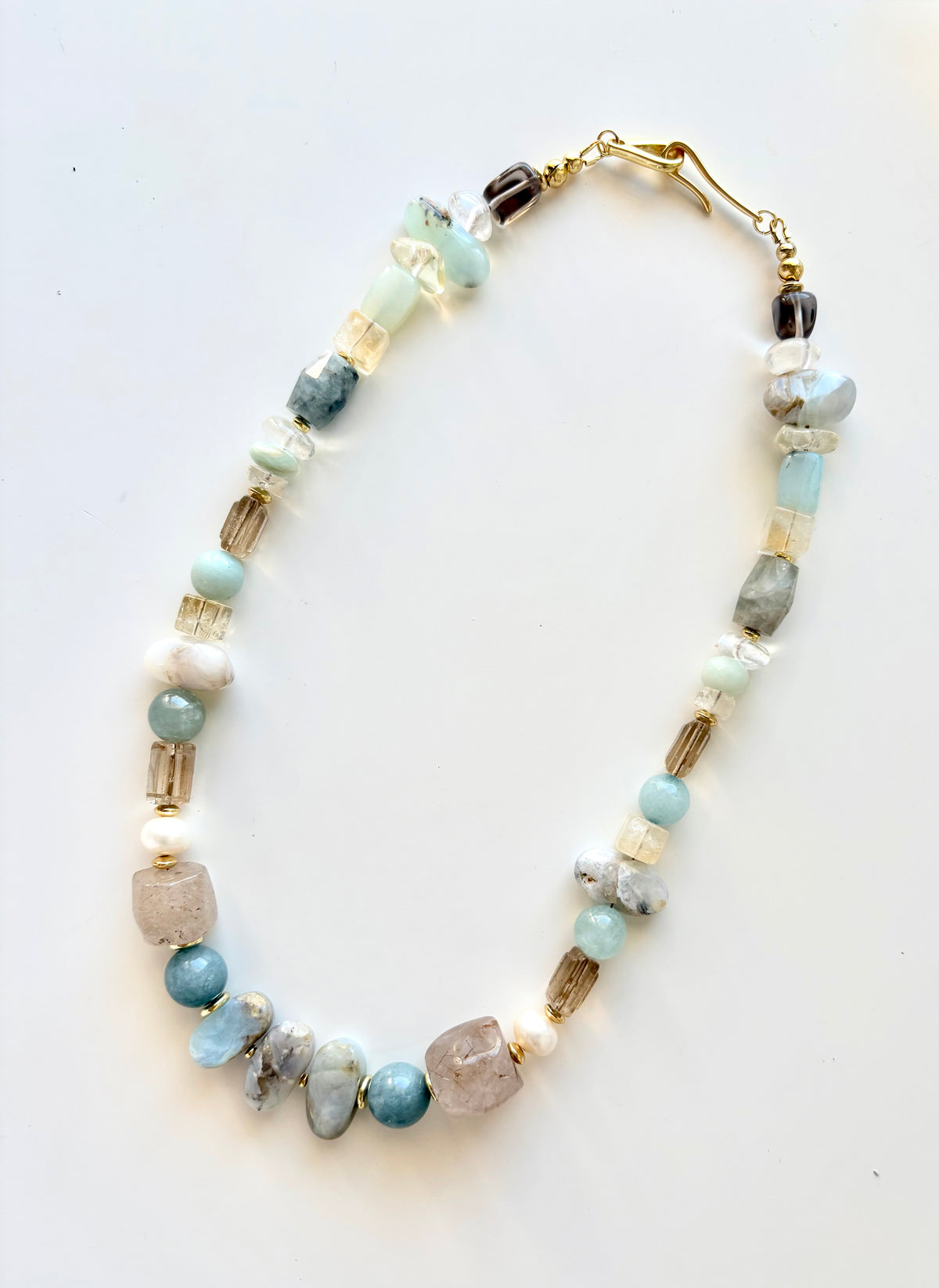 Quiet Tide | Mixed Gemstone Necklace