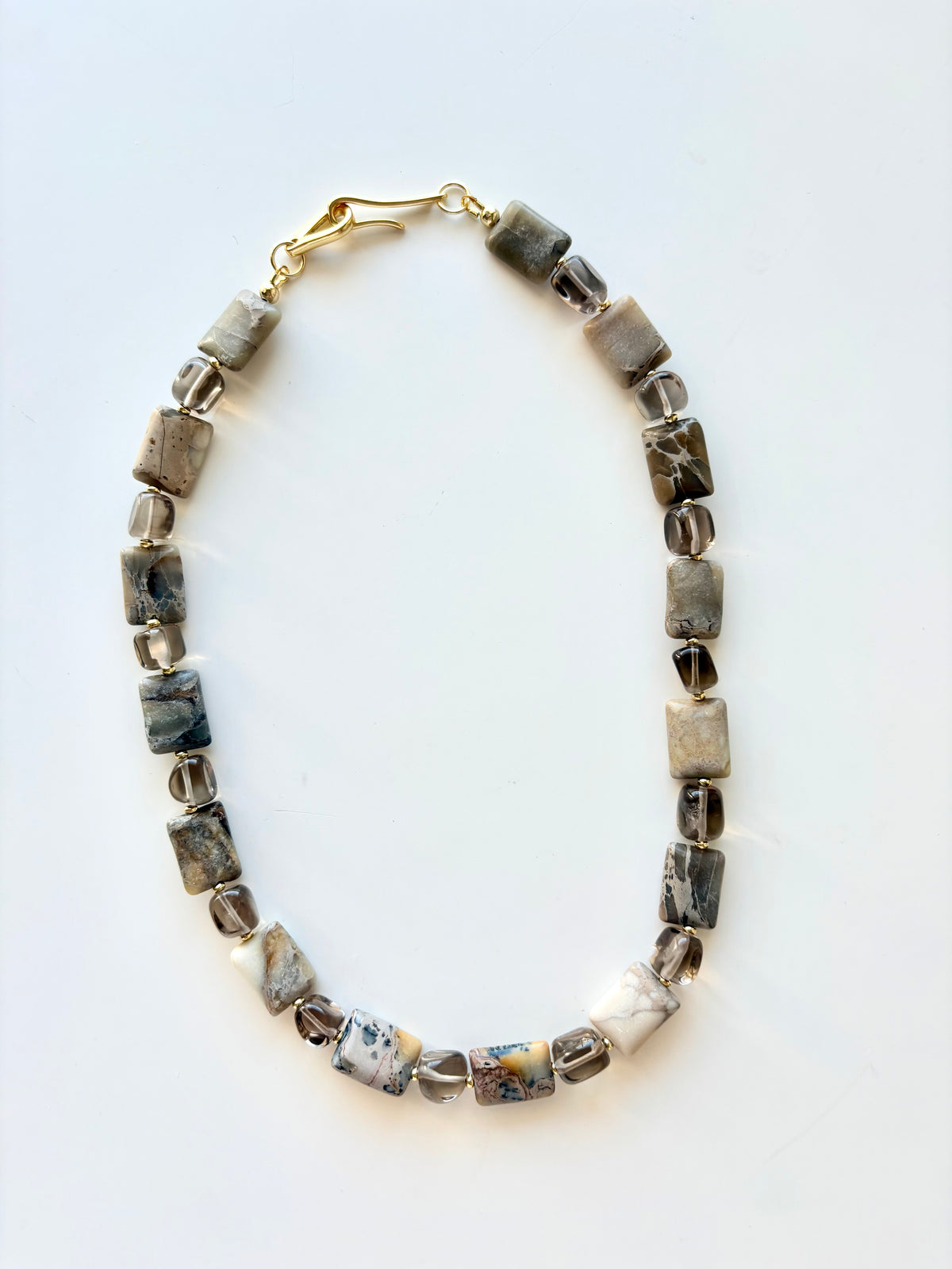 Shoreline | Jasper & Smoky Quartz Necklace