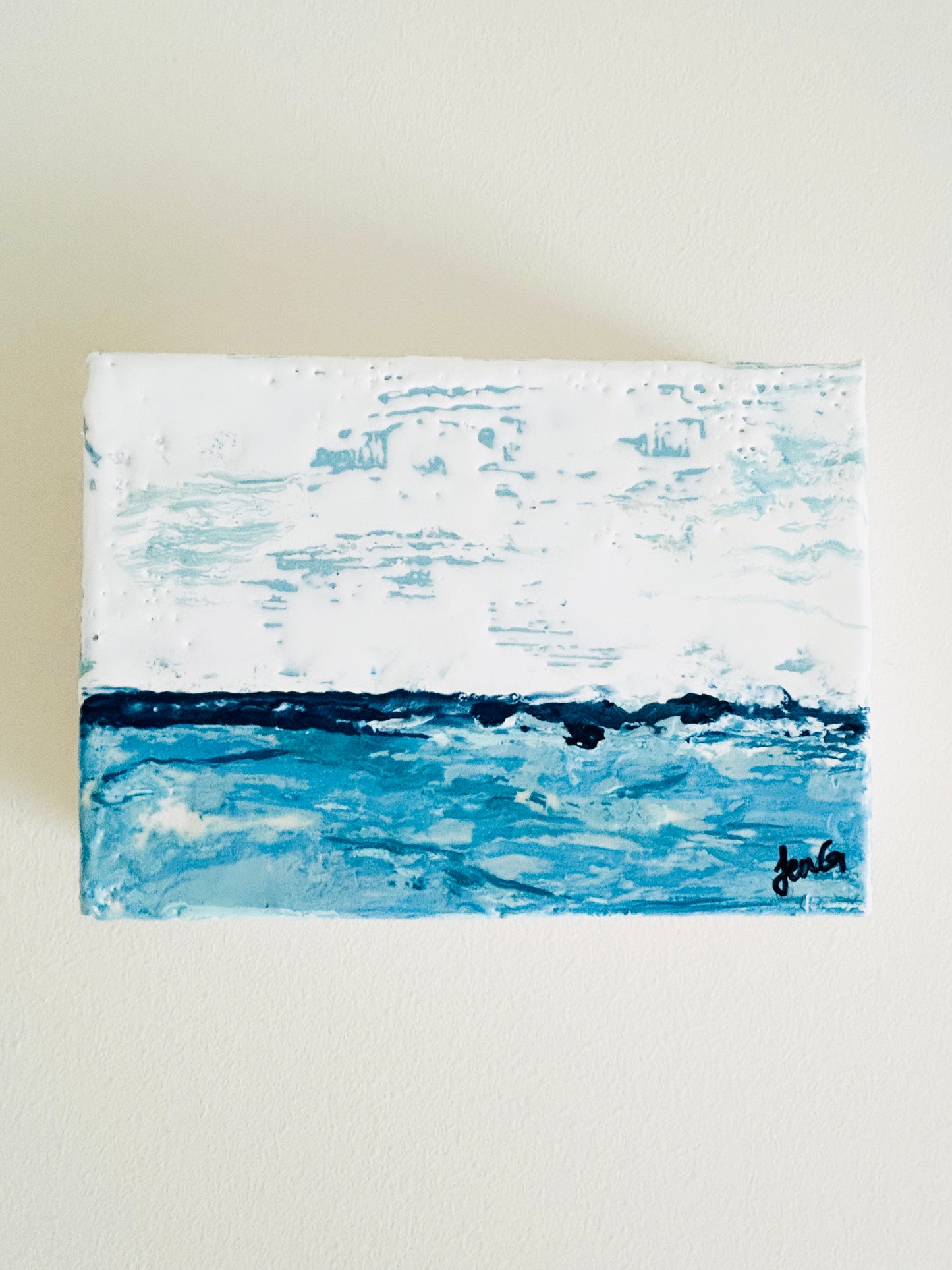 Turquoise Waters:  5 x 7 x 1.5