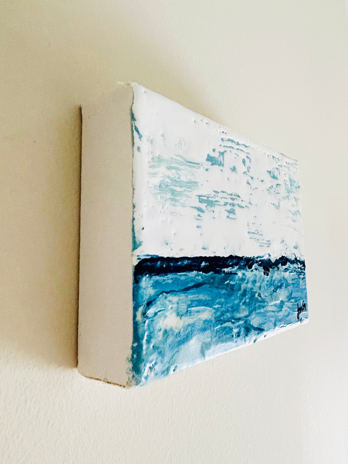 Turquoise Waters:  5 x 7 x 1.5