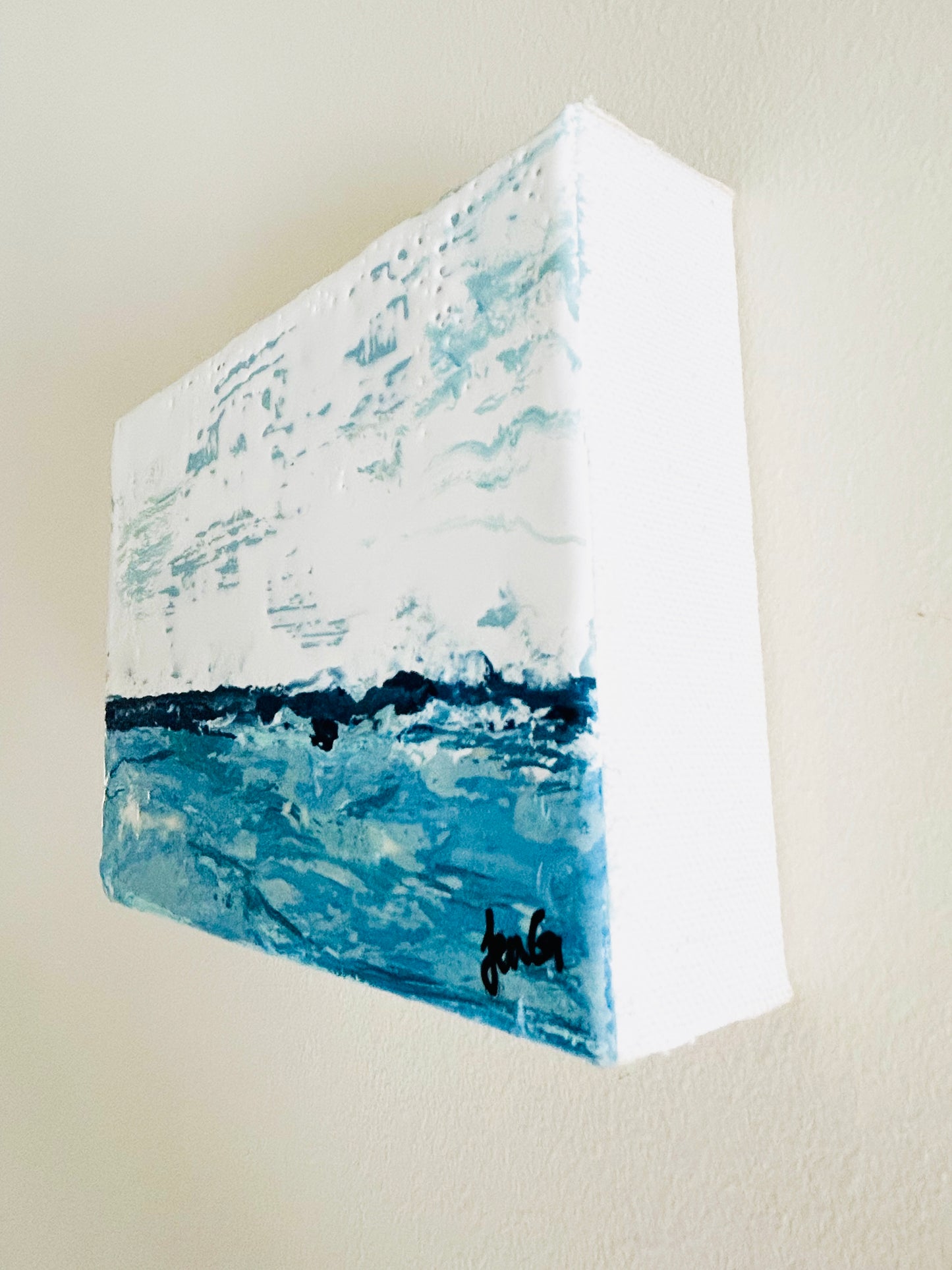 Turquoise Waters:  5 x 7 x 1.5