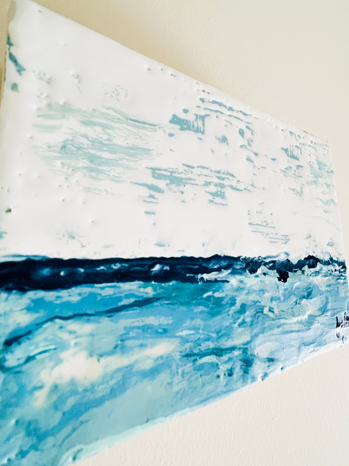 Turquoise Waters:  5 x 7 x 1.5